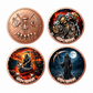 1 Troy Oz. .999 Copper Grim Reaper Challenge Coin Set – 3 Designs | 40mm | Mix & Match (Minimum 12 Pcs)