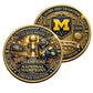 Michigan Wolverines 2026 National Champions Challenge Coin – 40mm Gold “Hail to the Victors” Limited Edition