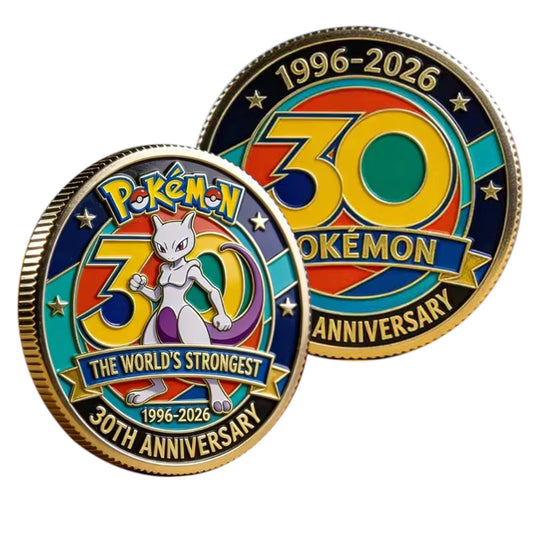 Pokemon 30th Anniversary Mewtwo "The World's Strongest" Commemorative Coin (1996-2026) (JULY 2026)