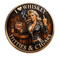 I Love Whiskey Titties and Cigars Novelty Coin 40mm – Obverse front