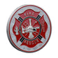 50 PCS Wholesale Lot - Thin Red Line Fire Rescue Challenge Coin Firefighter Maltese Cross - Gold or Silver Tone