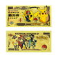 Pokémon 24K Gold Foil Banknotes – Pack of 10 (Choose Your Design)
