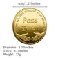 50 PCS Wholesale Lot - "Pass It On" Kindness Challenge Coin 40mm Gold Plated Four Leaf Clover