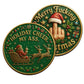 Merry F*cking Christmas Challenge Coin | Holiday Cheer My Ass | 40mm High Relief (20 PCS)