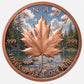 Canadian Maple Leaf 1 oz .999 Fine Copper Round – Canadian Wilderness Lake Art Edition (Tube of 20)