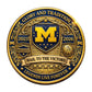 Michigan Wolverines 2026 National Champions Challenge Coin – 40mm Gold “Hail to the Victors” Limited Edition