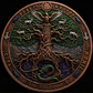 1 oz .999 Copper Round Yggdrasil Tree of Life reverse with runes, eagle, serpent Nidhogg and nine realms