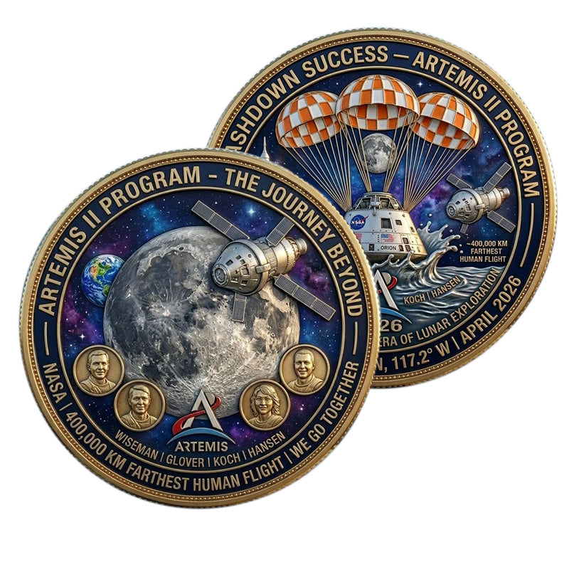 Artemis II Challenge Coin Collection – 5 Styles | Mix & Match | 30 pc Minimum