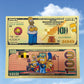 WHOLESALE ONLY-MIN ORDER 10 SETS-THE SIMPSONS 24K BANKNOTE SET