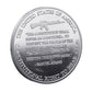 Second Amendment Silver-Tone Challenge Coin reverse – Constitutional Right to Bear Arms United States of America Samuel Adams quote AR-15