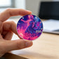 1oz Pure Copper Challenge Coin, 3D Neon Liberty Figure & Eagle Medal for Patriotic Collection