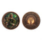 1 oz .999 Copper Round Celtic Forest Goddess and Tree of Life – Both sides obverse and reverse
