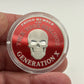Generation X 6 Skull Coin Lot with box