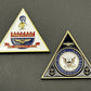NAS Kingsville Texas "Flying the Future" U.S. Navy Triangle Challenge Coin 2" — Mint Condition