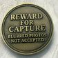 One Million Dollar Bigfoot Reward Challenge Coin – 1.75" Heavy Coin