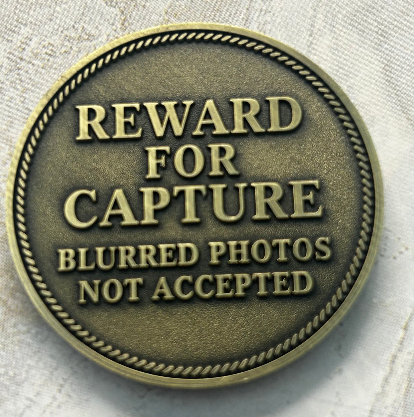 One Million Dollar Bigfoot Reward Challenge Coin – 1.75" Heavy Coin