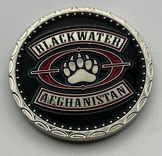 AUTHENTIC Blackwater – Joint CIA FOB Chapman – Khowst Afghanistan Challenge Coin – RARE 1.75" Collector's Edition