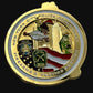 NYPD Firearms & Tactics Section – Marvin the Martian Challenge Coin – RARE 2" Die-Cut Gold