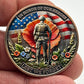 Lest We Forget – In Honor of Our Heroes Military Challenge Coin – 10-Pack with Protective Capsules – 40mm 3D Laser Etched