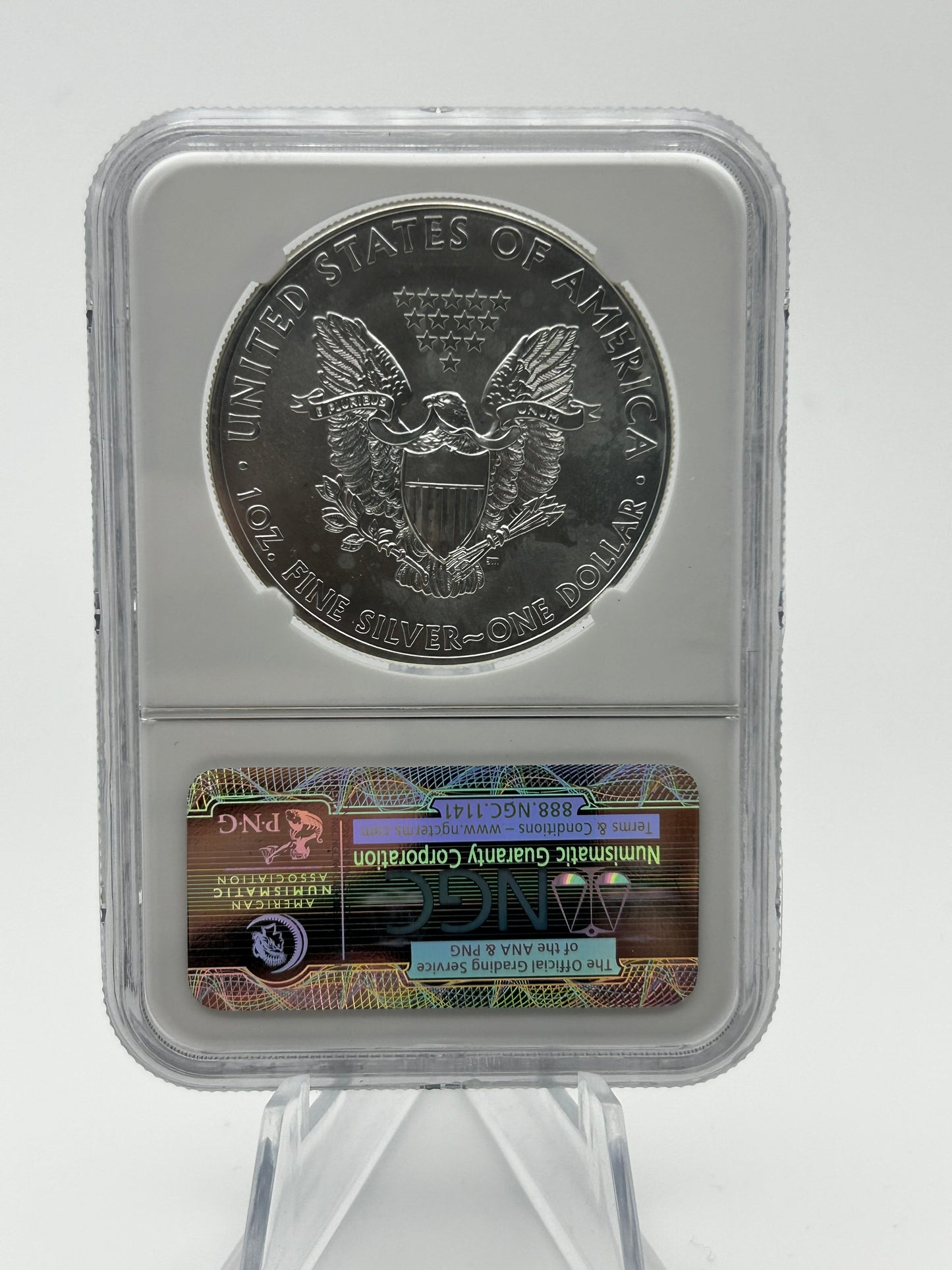 2015(W) American Silver Eagle – NGC MS 69 – Early Releases – Struck at West Point Mint – 1 oz Fine Silver