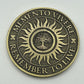 Memento Vivere Challenge Coin – 6/10-Pack | Tree of Life & Ouroboros | Remember To Live