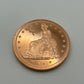 ⚡FLASH DEAL💥 Pure Copper 1oz Sitting Liberty Coin Lot of 10-.999 Pure Copper (10oz Total Weight)