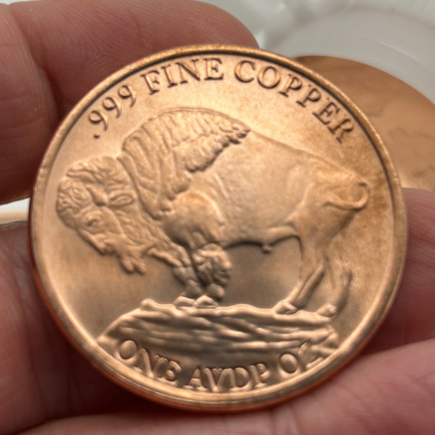 Buffalo Indian Head Copper Round – Full Roll (20 Coins) | .999 Fine Copper | 1 AVDP oz | 40mm