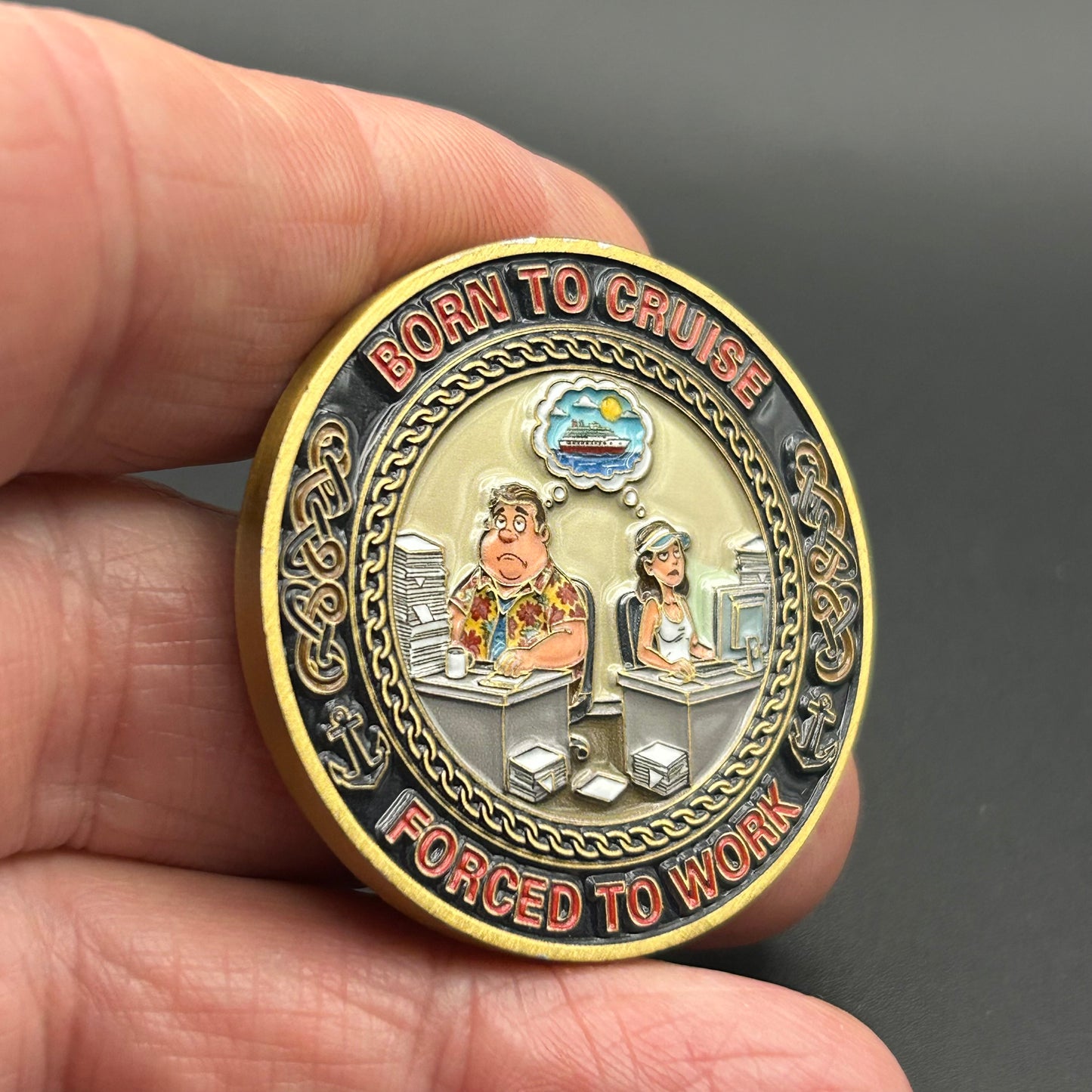 IN STOCK NOW! Life Is Short, Cruise Often - Challenge Coin (40mm)