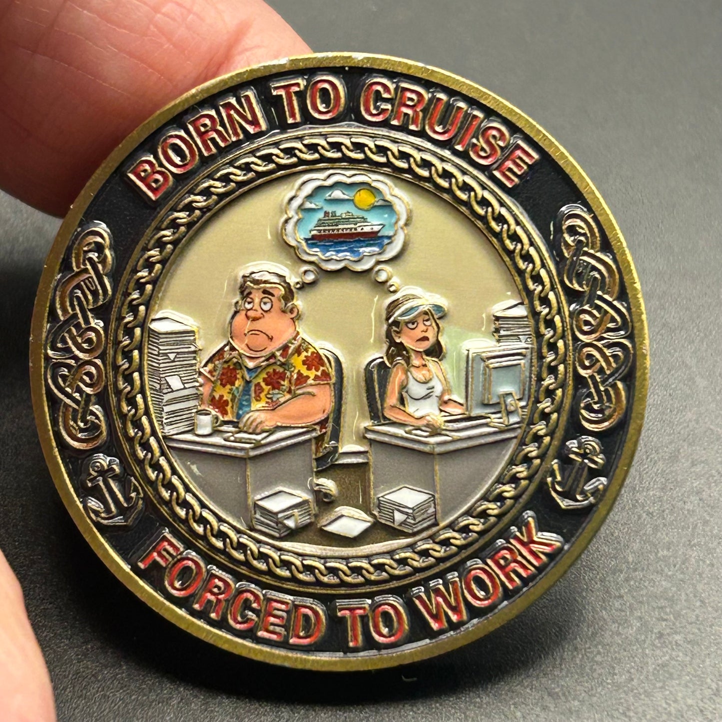IN STOCK NOW! Life Is Short, Cruise Often - Challenge Coin (40mm)