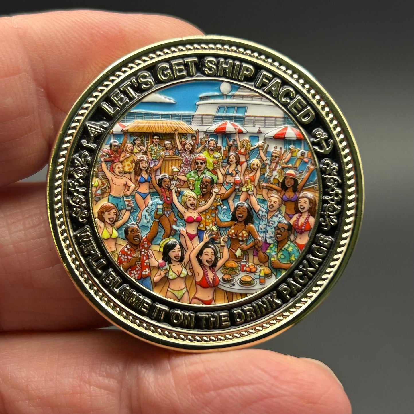 IN STOCK NOW! Cruising Is The Best With Our Squad Challenge Coin