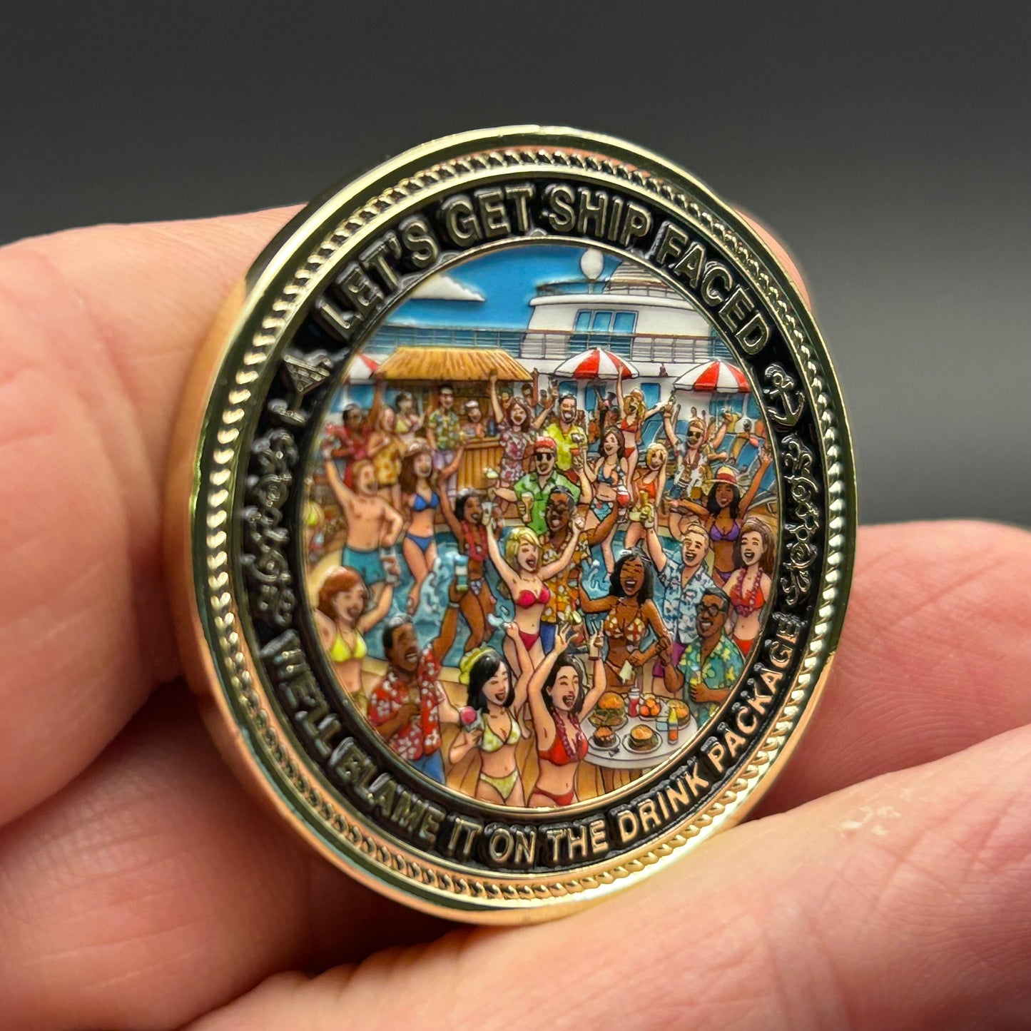 IN STOCK NOW! Cruising Is The Best With Our Squad Challenge Coin