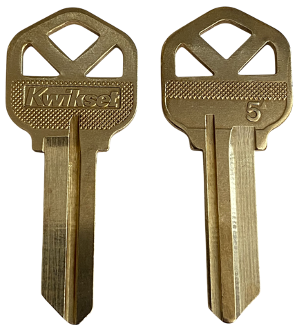 250 Pack Kwikset KW-1 OEM Brass Key Blanks