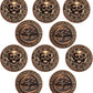 10pcs Memento Mori Coin Skull Challenge Coins Daily Stoic Reminder Token EDC Coins Inspirational Daily Stoicism Gifts