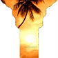 Tropical Palm Sunset Decorative Key Blanks — Perfect for Beach Home Rentals