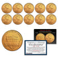 America’s Last Penny: 24KT Gold-Plated Penny with Certificate