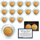 America’s Last Penny: 24KT Gold-Plated Penny with Certificate