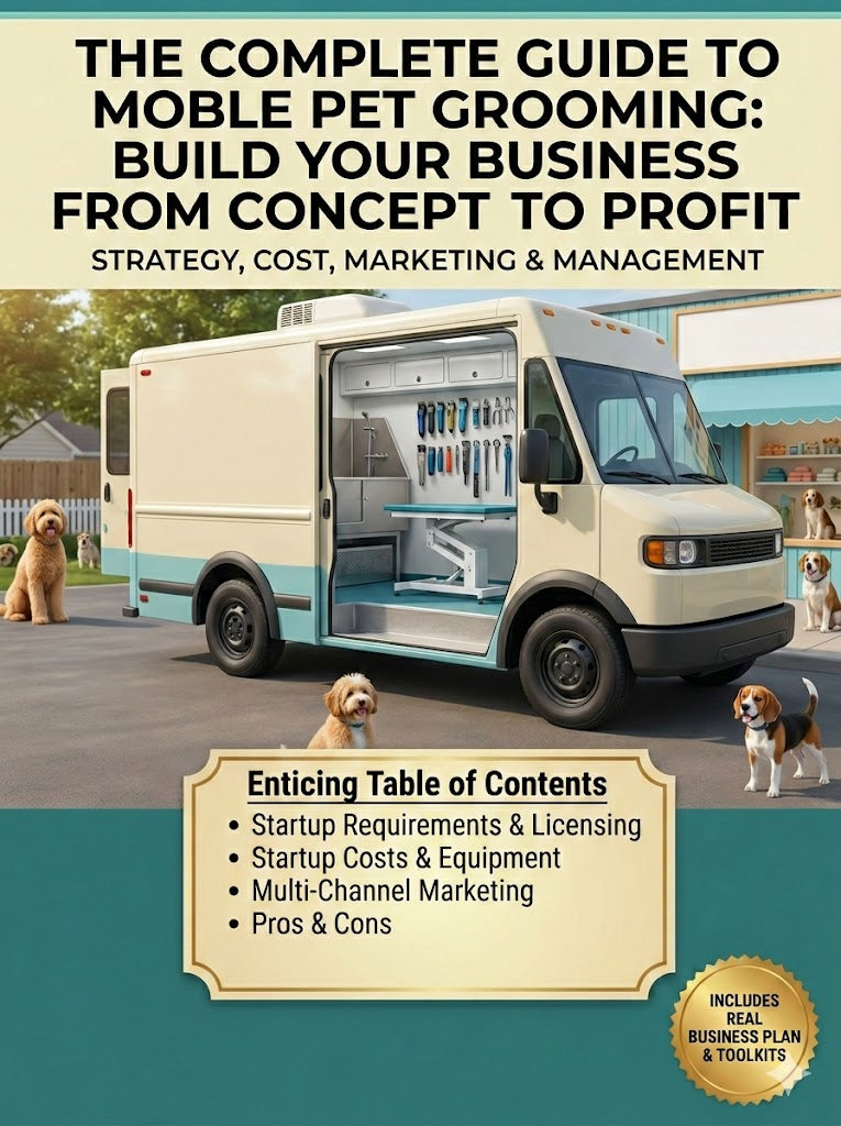 The Complete Guide to Mobile Pet Grooming: Build Your Business From Concept to Profit