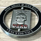 Exclusive design Sniper Spinner coin. 1.75" large and thick. One shot one kill collectible coin