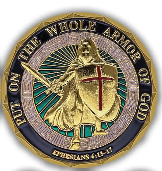 Armor of God Challenge Coin – 10 Pack