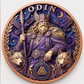 Odin Allfather Norse Mythology Series – 1 oz .999 Fine Copper Round High Relief (Roll of 20) – 5 UV Color Designs