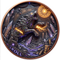 5 Styles! Sköll The Sun Wolf Norse Mythology Series – 1 oz .999 Fine Copper Round 40mm (Packs of 20) – 5 UV Color Designs