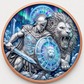 Spartan Warrior & Lion Greek Mythology Series – 1 oz .999 Fine Copper Round 40mm – Roll of 20 – Choose Your Color Design