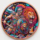 Spartan Warrior & Lion Greek Mythology Series – 1 oz .999 Fine Copper Round 40mm – Roll of 20 – Choose Your Color Design