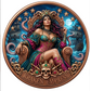Kraken Empress 1 Troy Oz .999 Copper Round – Obverse