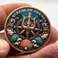 Mermaid's Revenge | Queens of the Sea - 3D High Relief 1 oz Copper Round