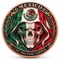 Mexico Patriotic Skull Coin – Colorized 1 oz .999 Fine Copper