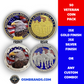 50 Pack USA Military Veterans Coins-2024 NEW!