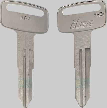 YH51 Key Blank for Yamaha Powersports Vehicles