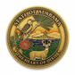 Alabama State Challenge Coin - Antique Gold