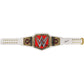 Alexa Bliss WWE Autographed Raw Women's Championship Replica Title Belt with Talent Side Plates